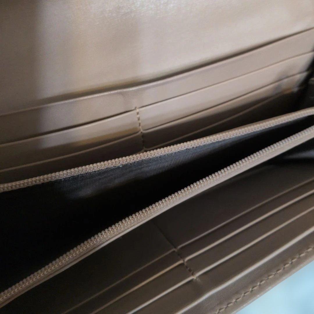 #新品同様　#GUCCI ハニーブラウン 長財布 GGロゴ#正規品