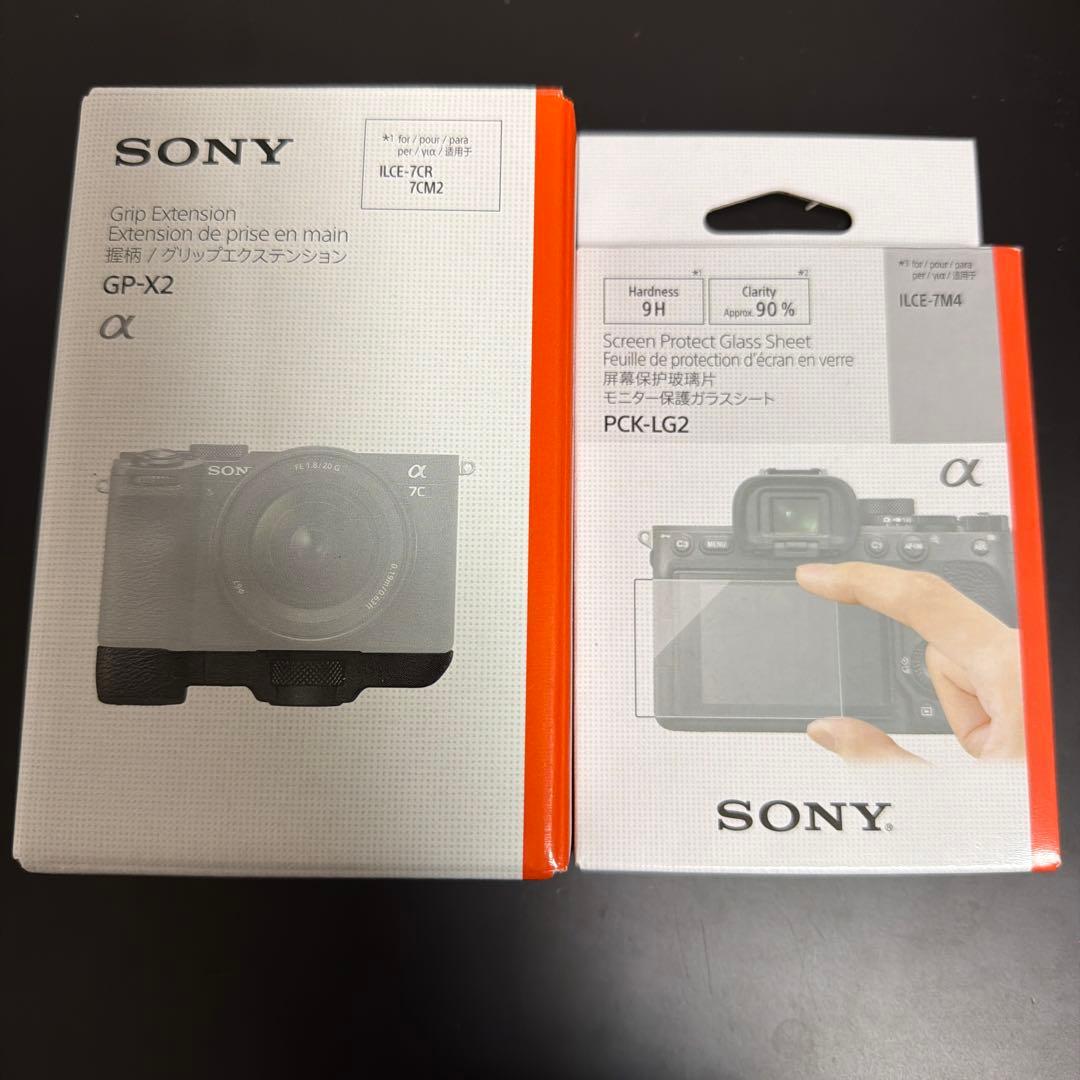 【美品】SONY α7CⅡ ミラーレス 純正グリップ付き