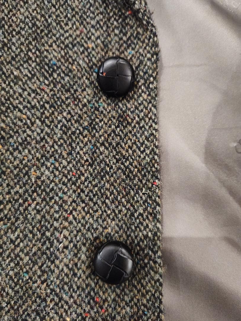 【ぽんちゃん】Papas × HARRIS TWEED ジャケット