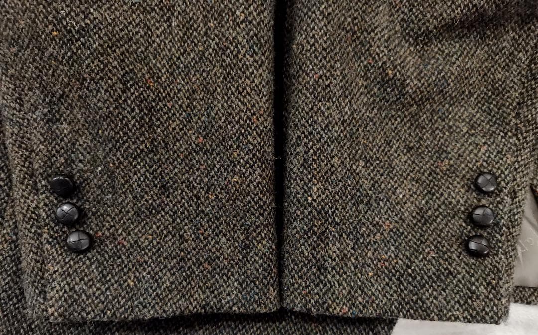 【ぽんちゃん】Papas × HARRIS TWEED ジャケット