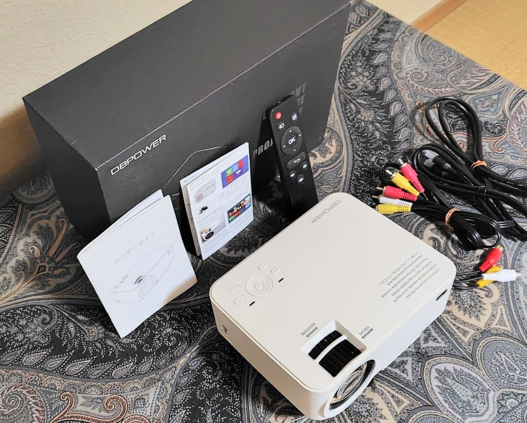 プロジェクターマクセルレコーダーDVDプレイヤーカラオケマイクCDプレイヤー5点