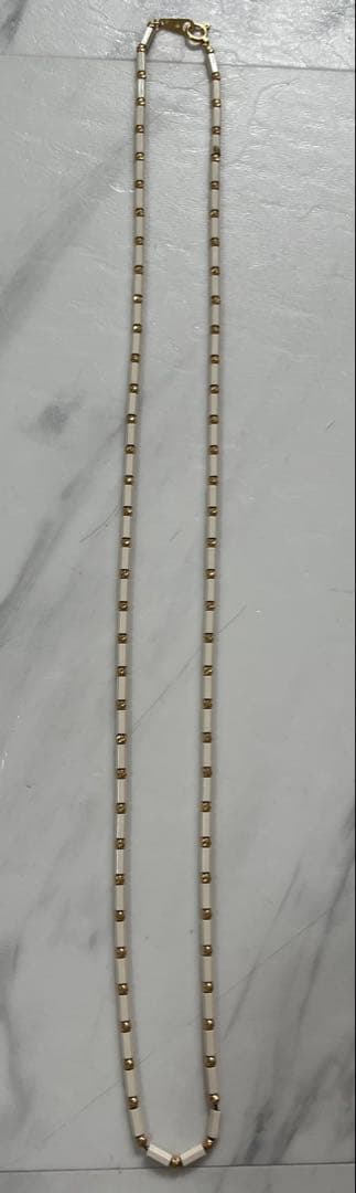 Dis Moi ディ モア ネックレス ホワイト 65cm K18