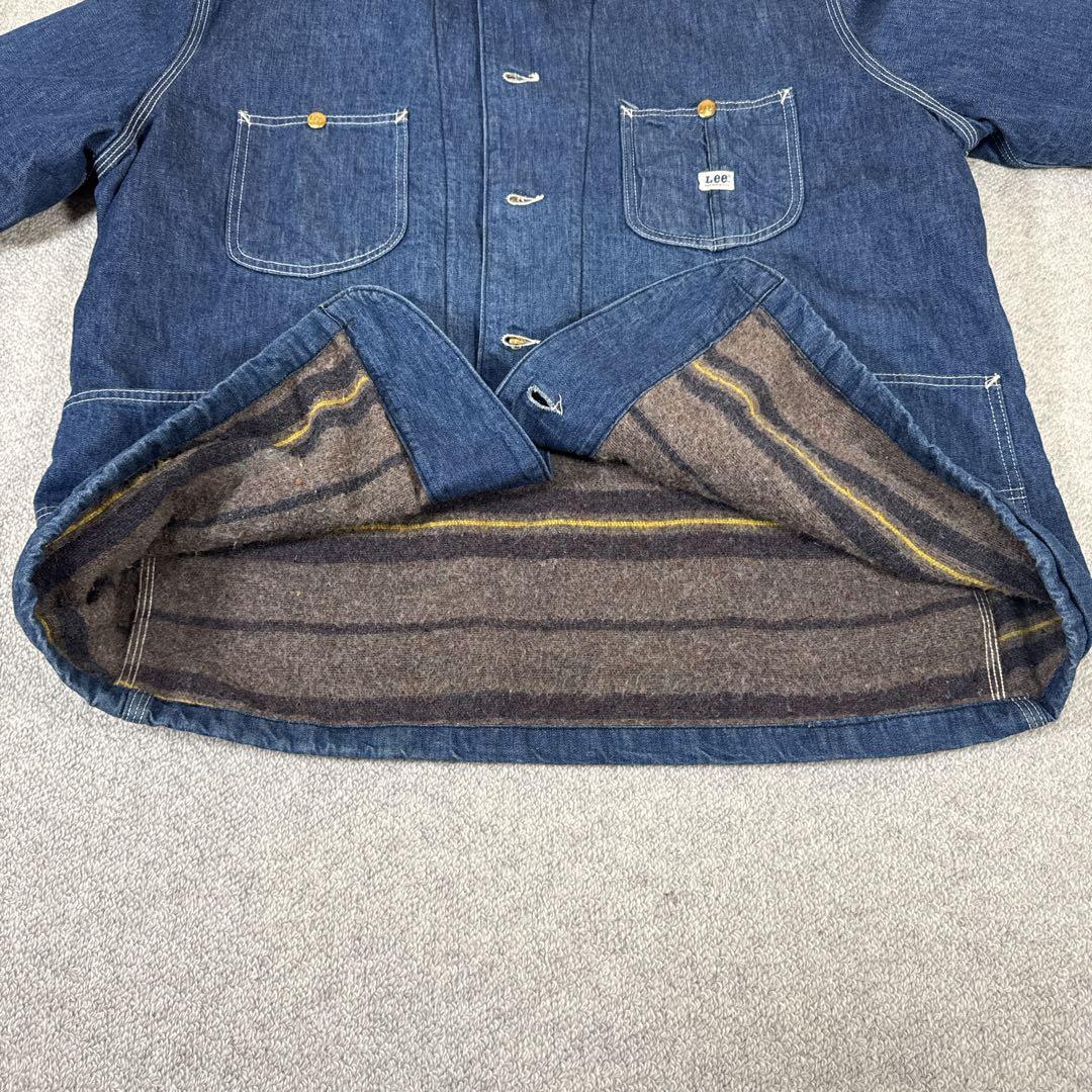 70s Lee 81-LJ ヴィンテージ デニムカバーオールブランケット 44R