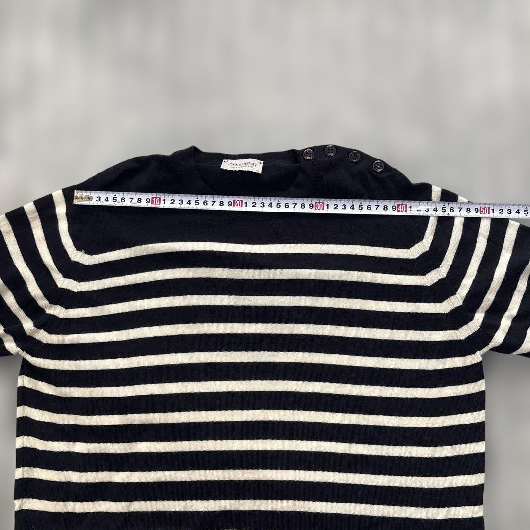 john smedley wool ボーダーニット XL