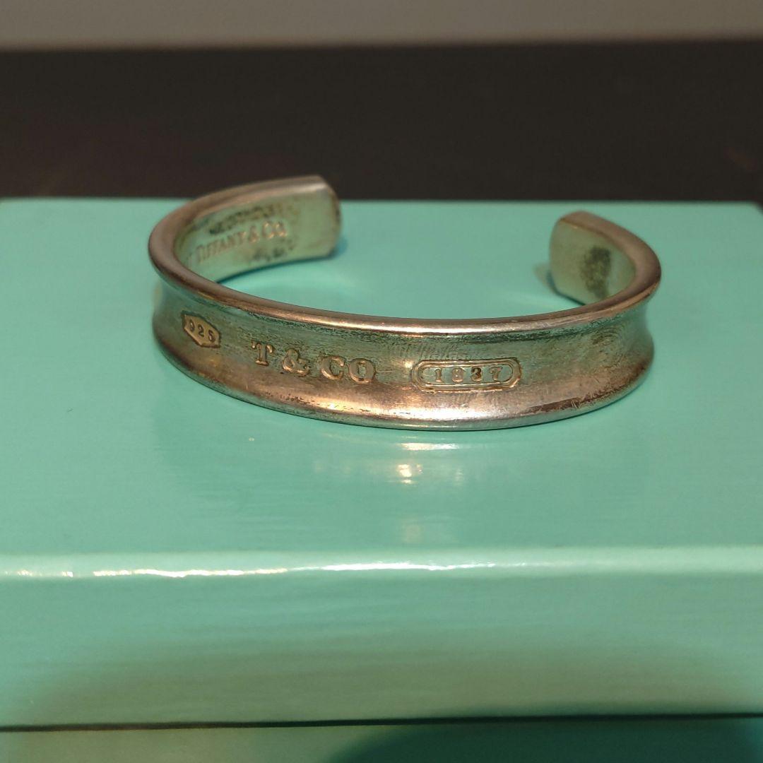 VMPD7-318-2 Tiffany & Co. バングル シルバー 箱付き