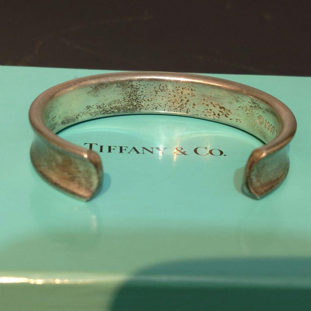 VMPD7-318-2 Tiffany & Co. バングル シルバー 箱付き