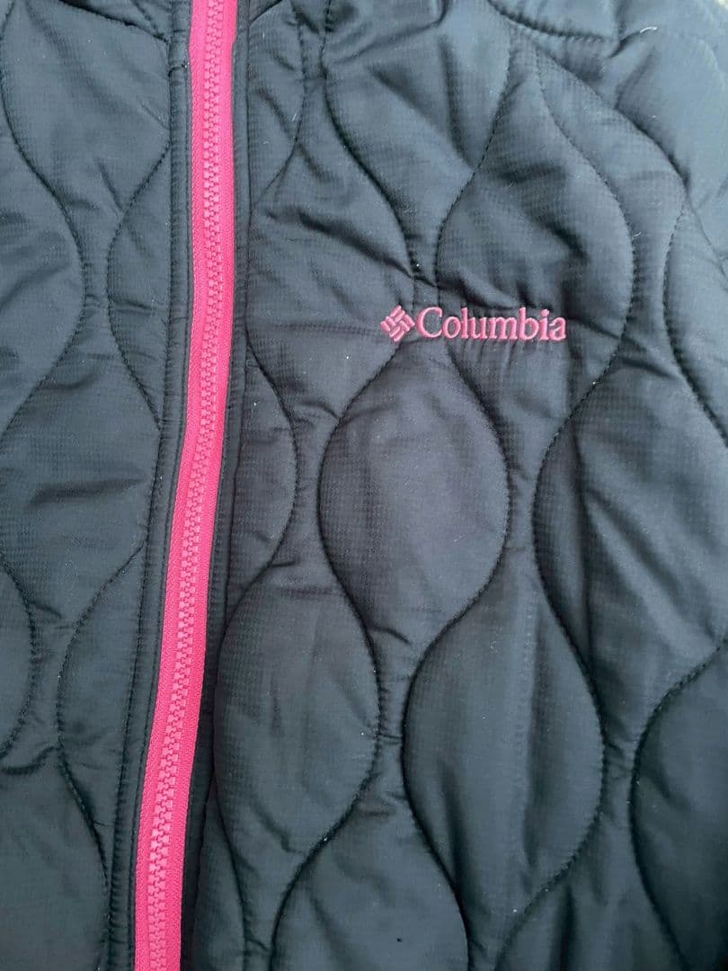 【今季大注目】90s コロンビア キルティング ダウンパーカ アッシュグレー