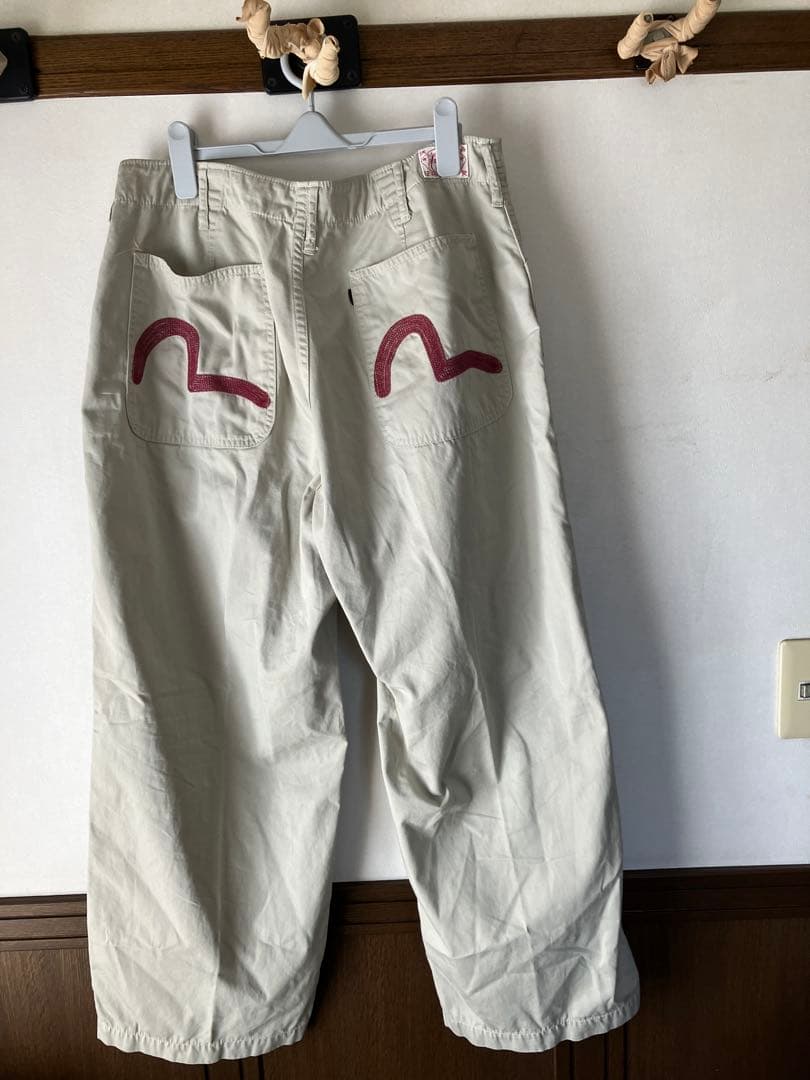 EVISU カモメ刺繍 チノパンツ 36