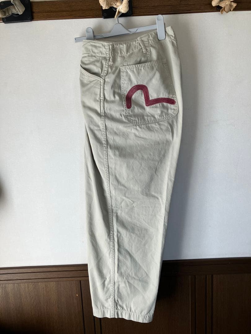 EVISU カモメ刺繍 チノパンツ 36