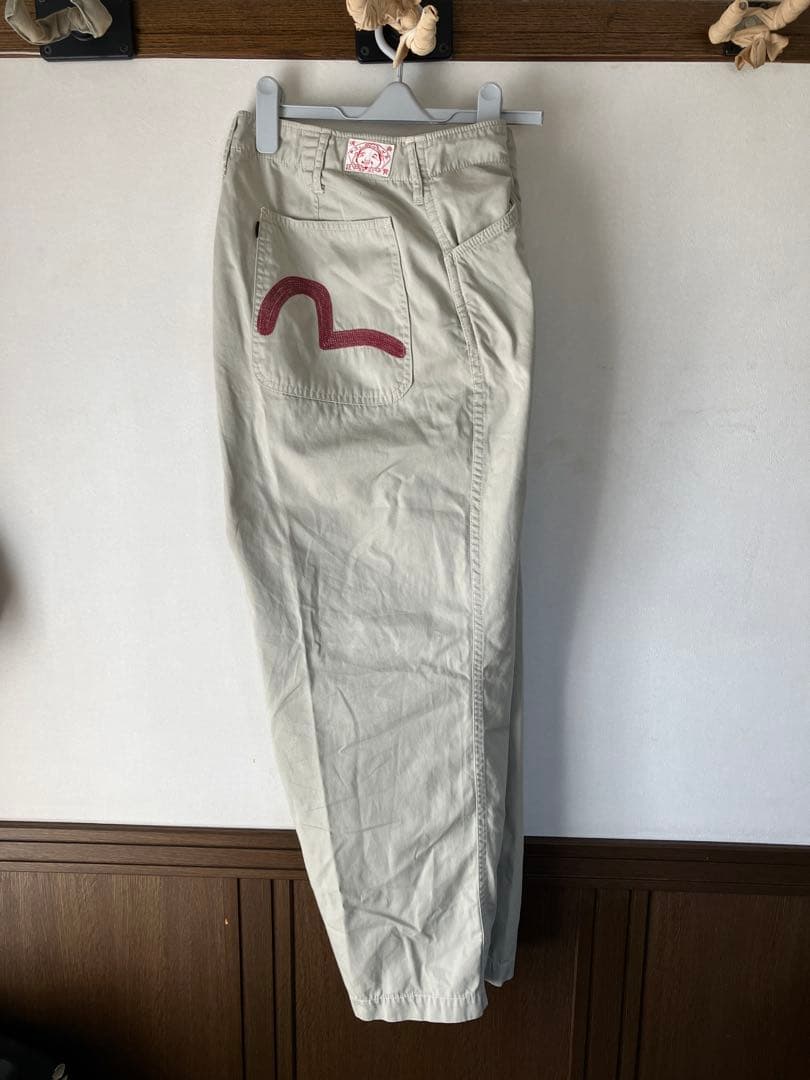 EVISU カモメ刺繍 チノパンツ 36
