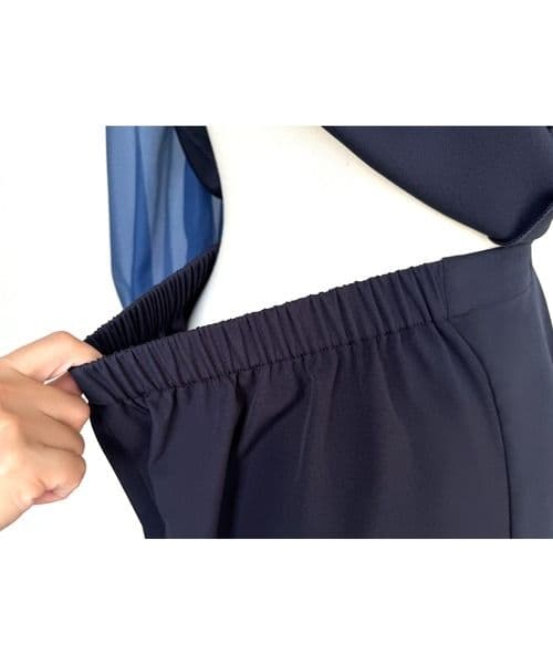 【美品】RUIRUE BOUTIQUE パンツドレス 結婚式 お呼ばれ 美脚効果