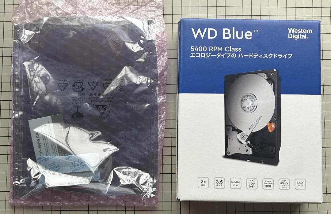 内蔵型ハードディスクドライブ 6TB HDD WD60EZAZ Western Digital 03