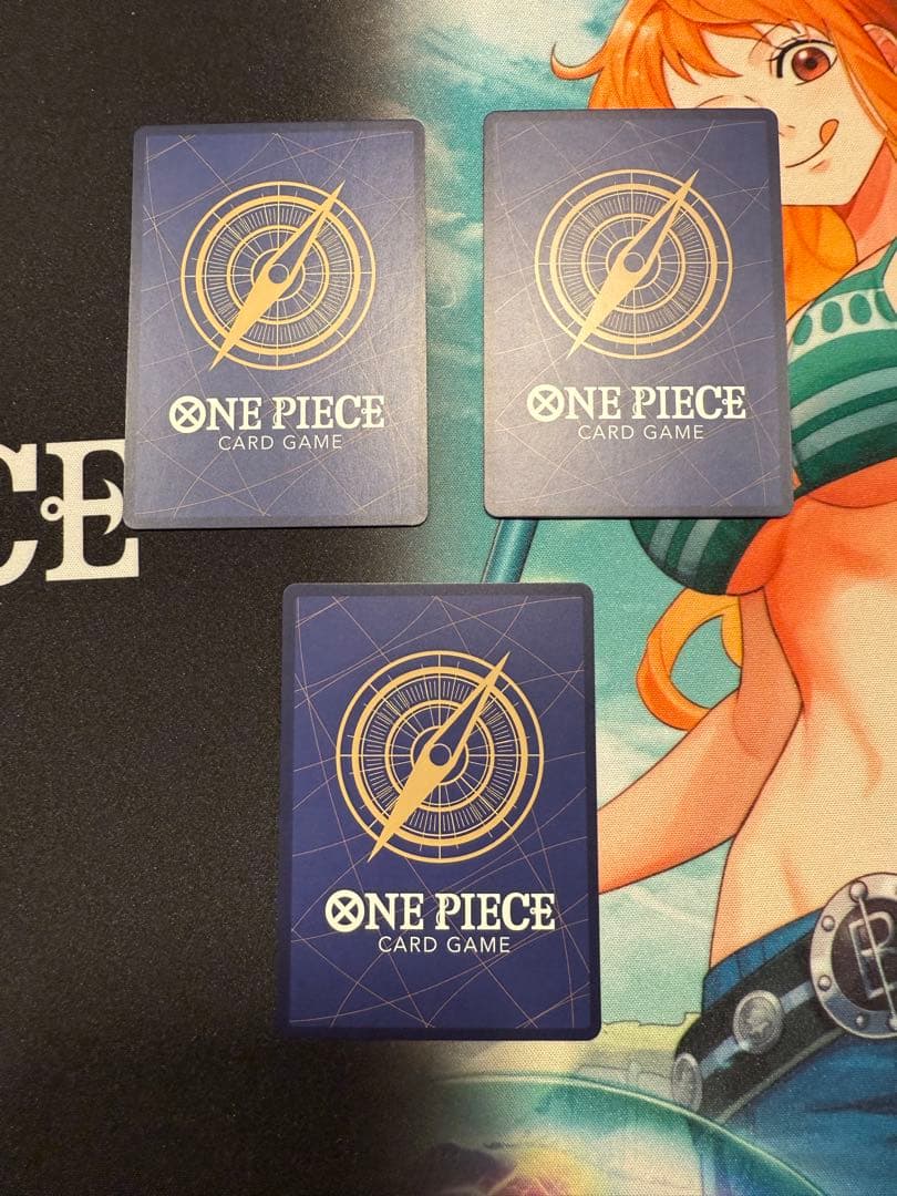 モンキーDルフィ　プロモ　3枚まとめ売り　ワンピースカード