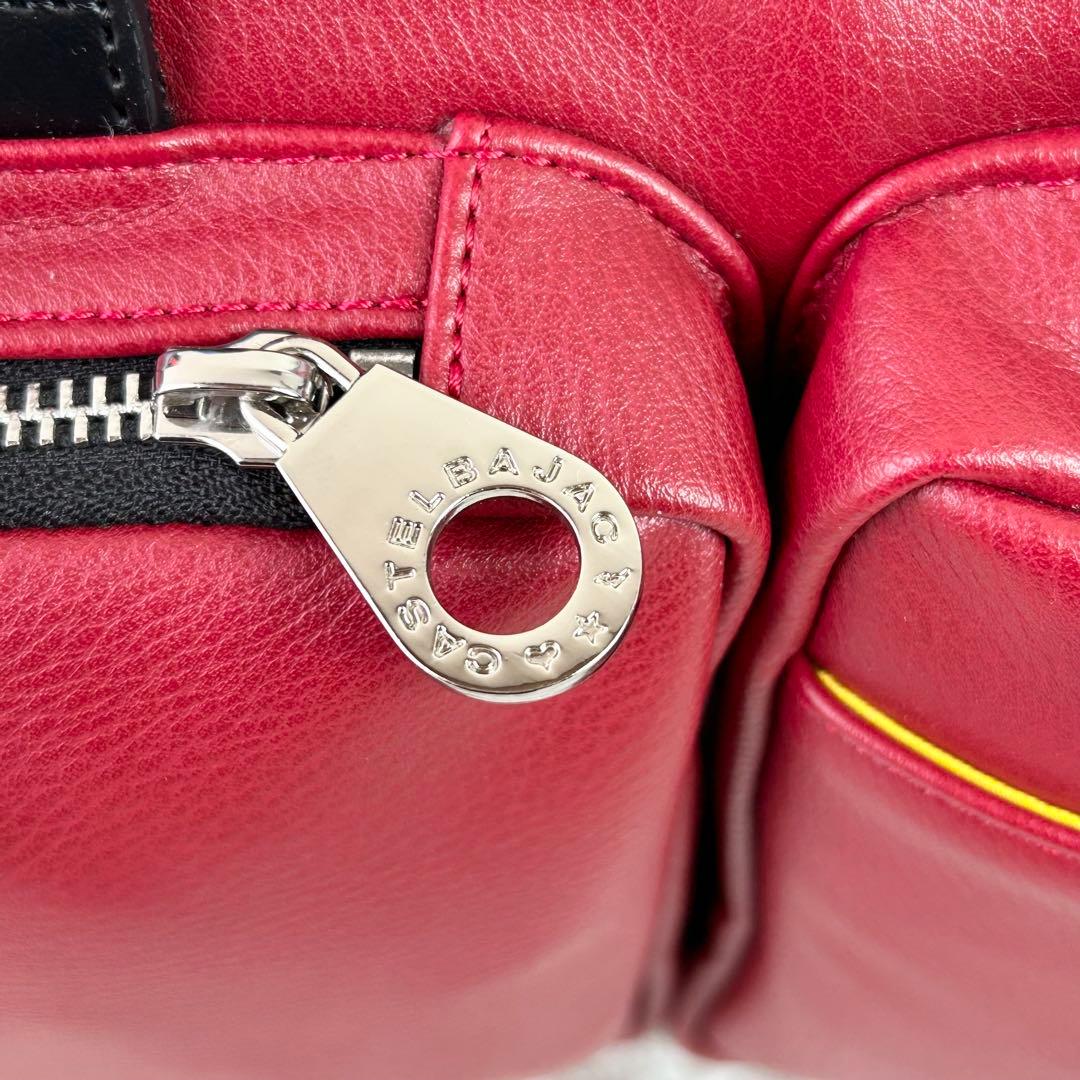 美品✨CASTELBAJAC カステルバジャック 2WAYバッグ 赤 ショルダー