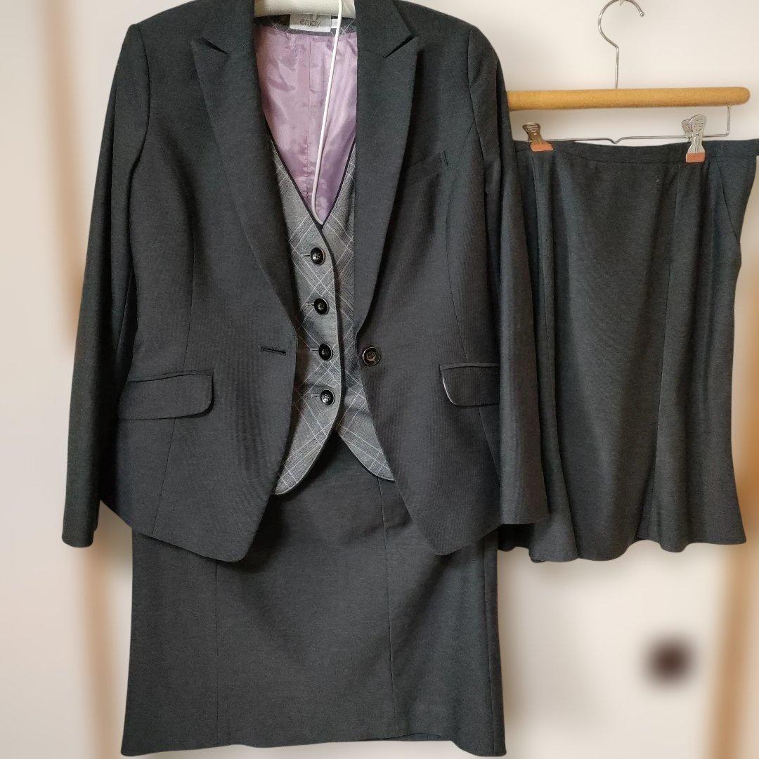 Enjoy制服11号ジャケット・ベスト・スカート2枚