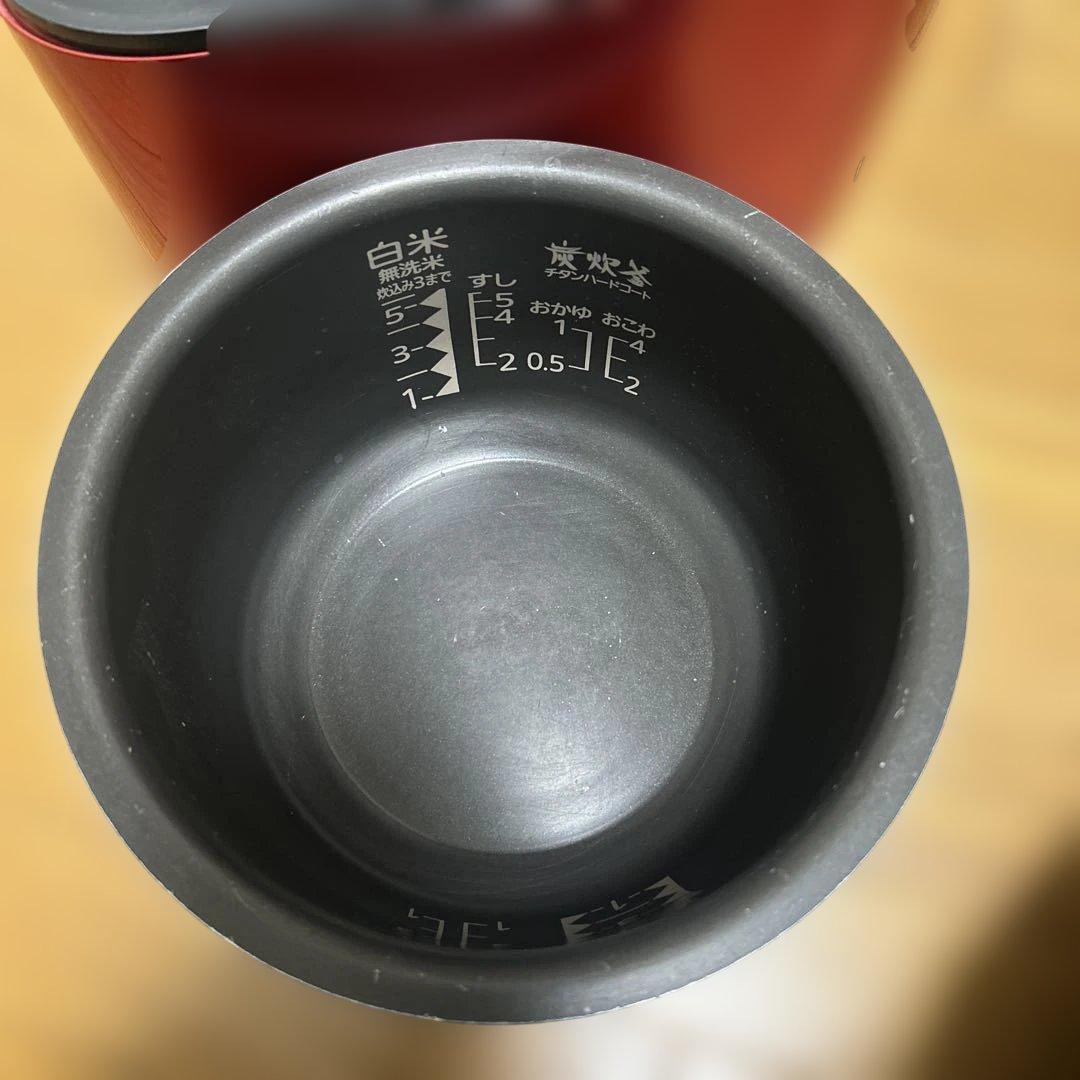 MITSUBISHI NJ-XB10J IH炊飯器 赤