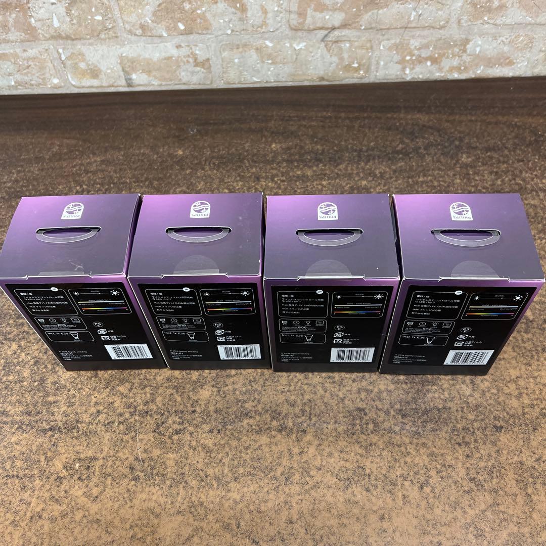 【未開封品】 Philips Hue スマート電球 A19 E26 4個セット