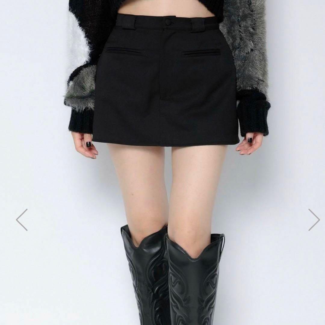 back pleats skirt メルトザレディ