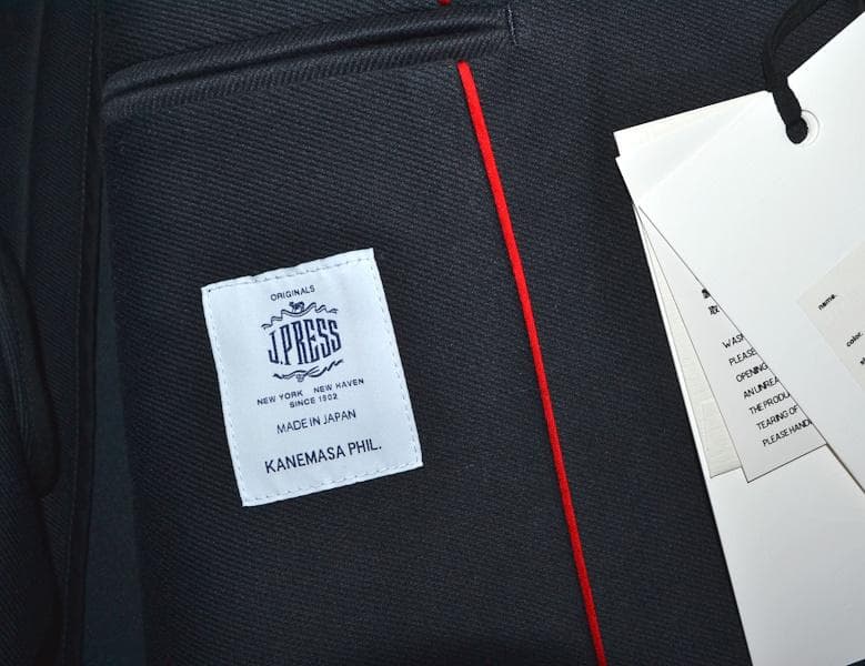 【新品】限定コラボ L 特価 ジェイプレス×カネマサフィル 金ボタン紺ブレザー