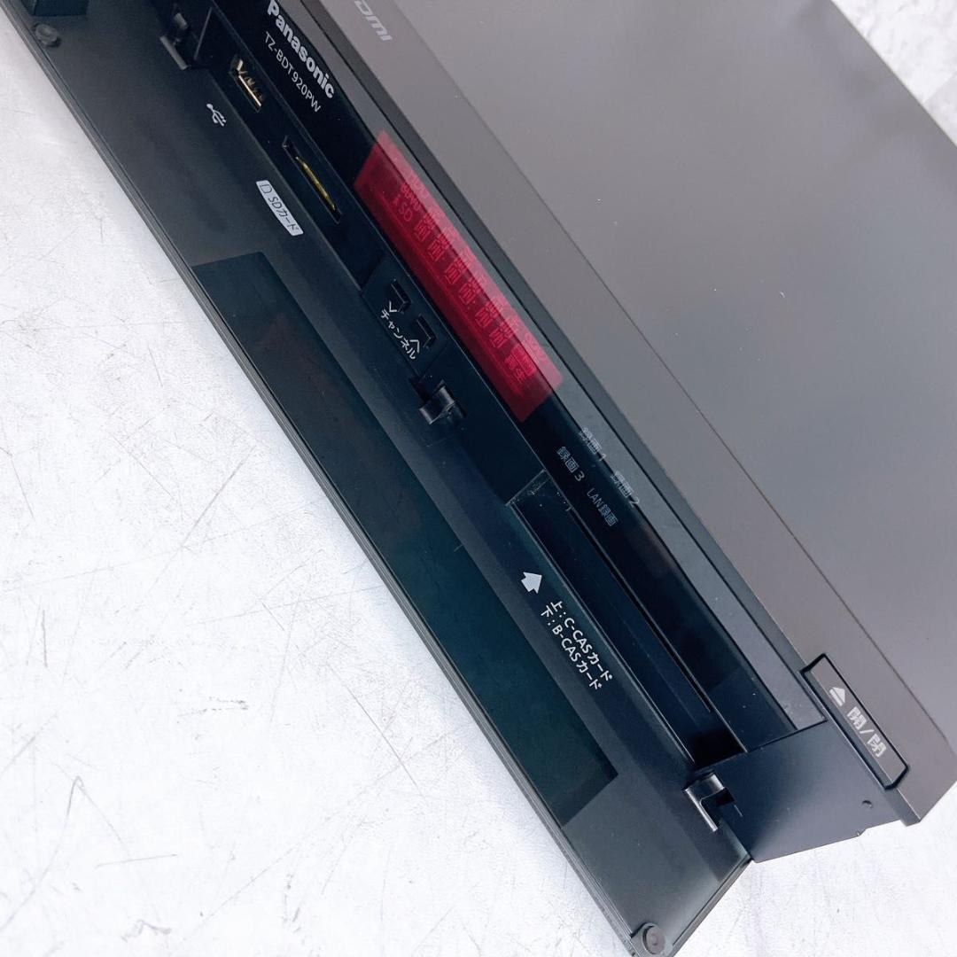 【美品】Panasonic TZ-BDT920PW ブルーレイレコーダー 1TB