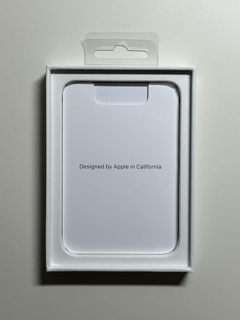 【美品】純正 MagSafe対応 iPhone レザーウォレット・ミッドナイト③