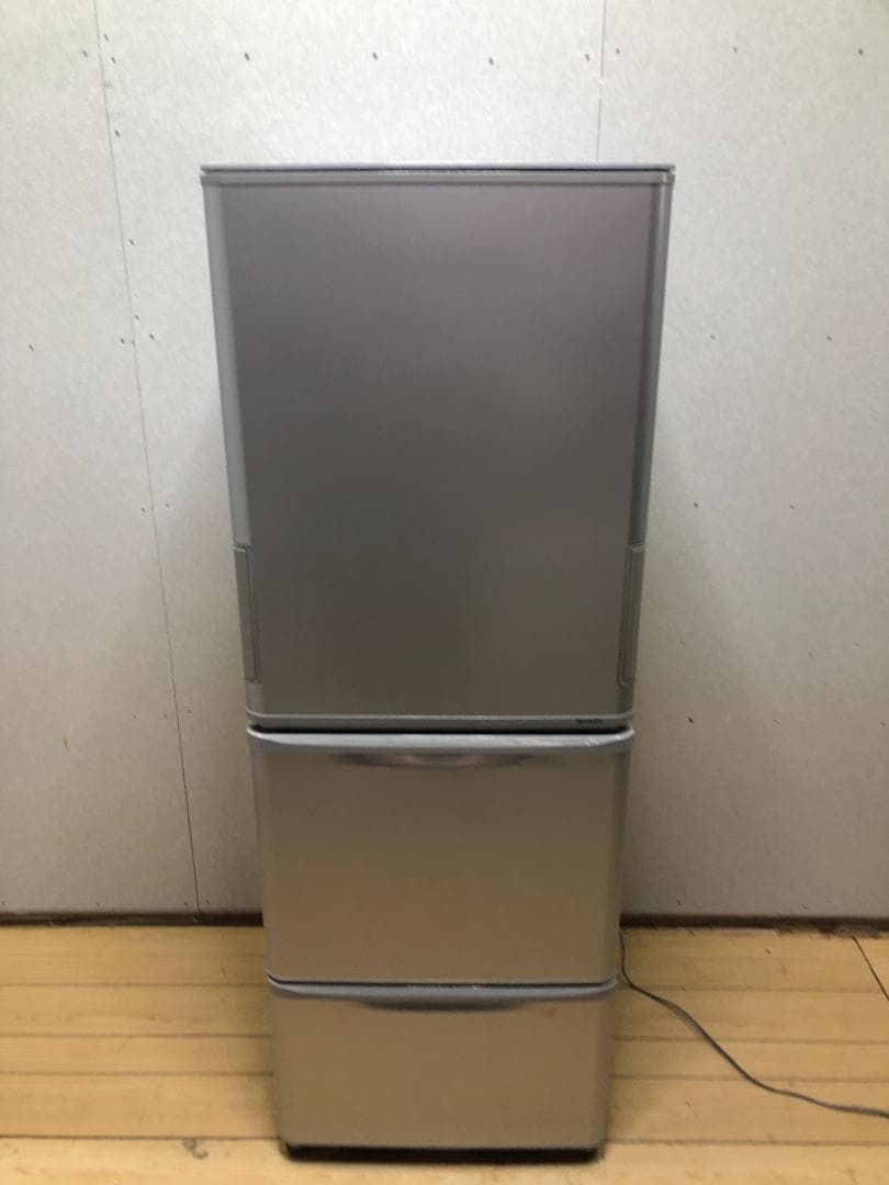 送料無料 シャープ冷蔵庫 SJ‑W351C‑S “どっちもドア”　75015-1