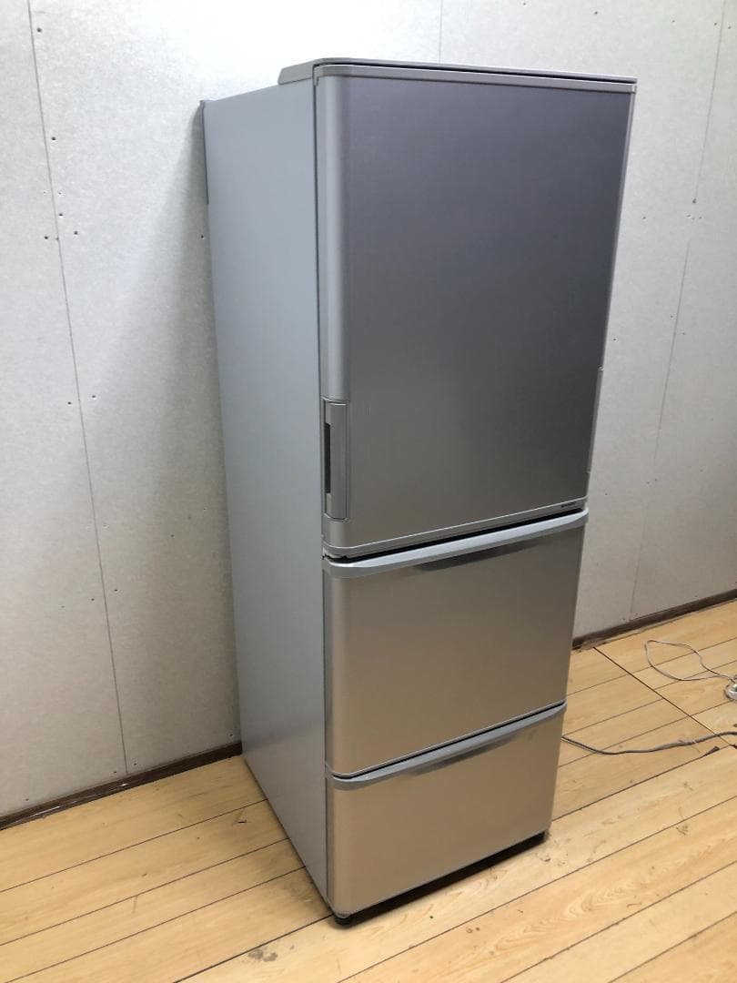 送料無料 シャープ冷蔵庫 SJ‑W351C‑S “どっちもドア”　75015-1