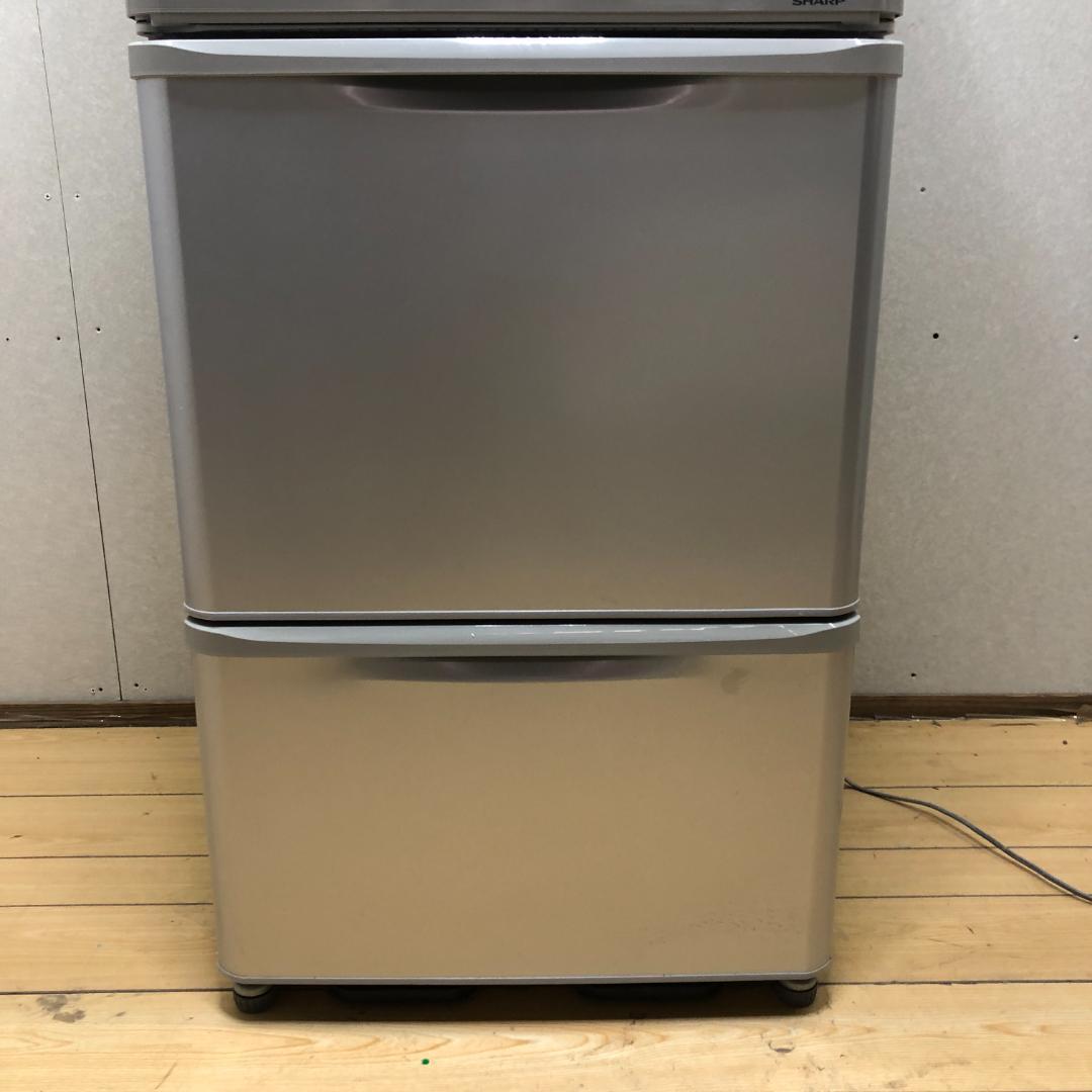 送料無料 シャープ冷蔵庫 SJ‑W351C‑S “どっちもドア”　75015-1