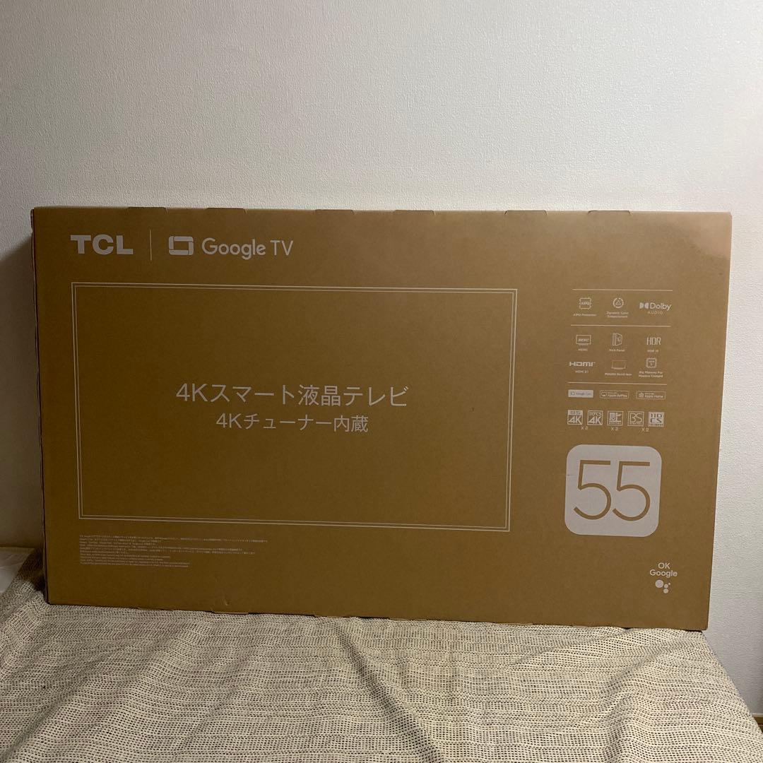 TCL 55V 4Kスマートテレビ