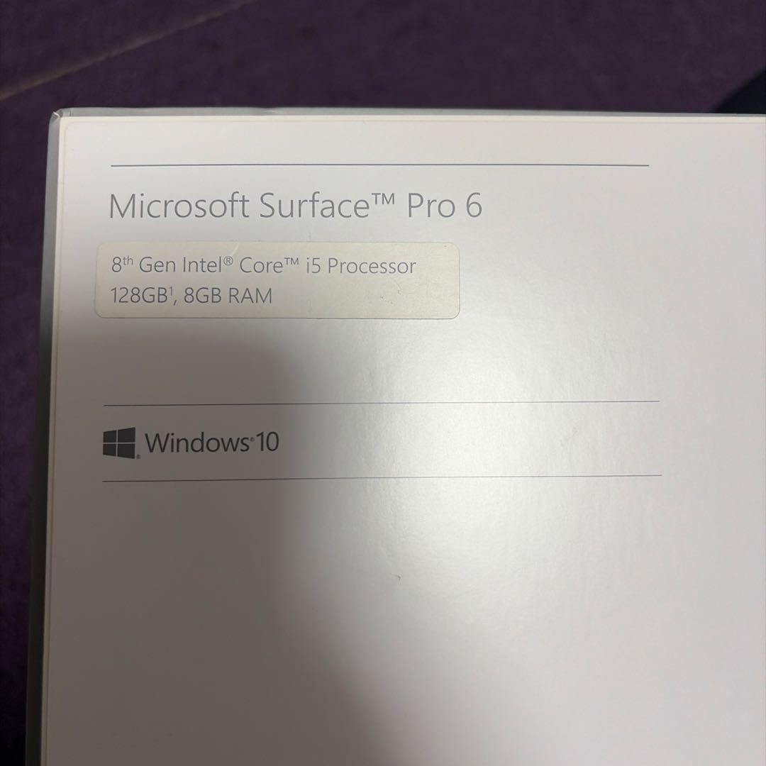 SurfacePro6 本体箱付き