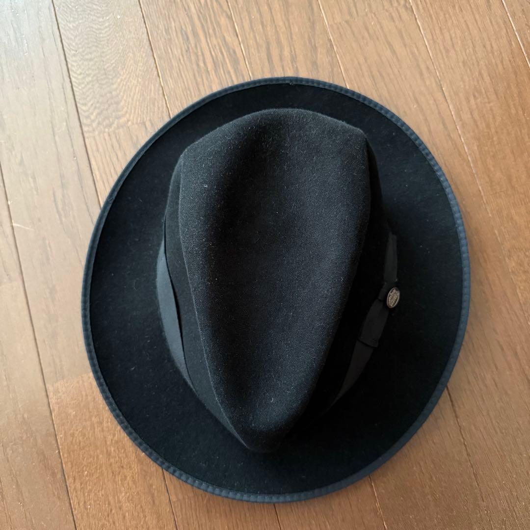 stetson ステットソン ファー フェルト 黒 高級