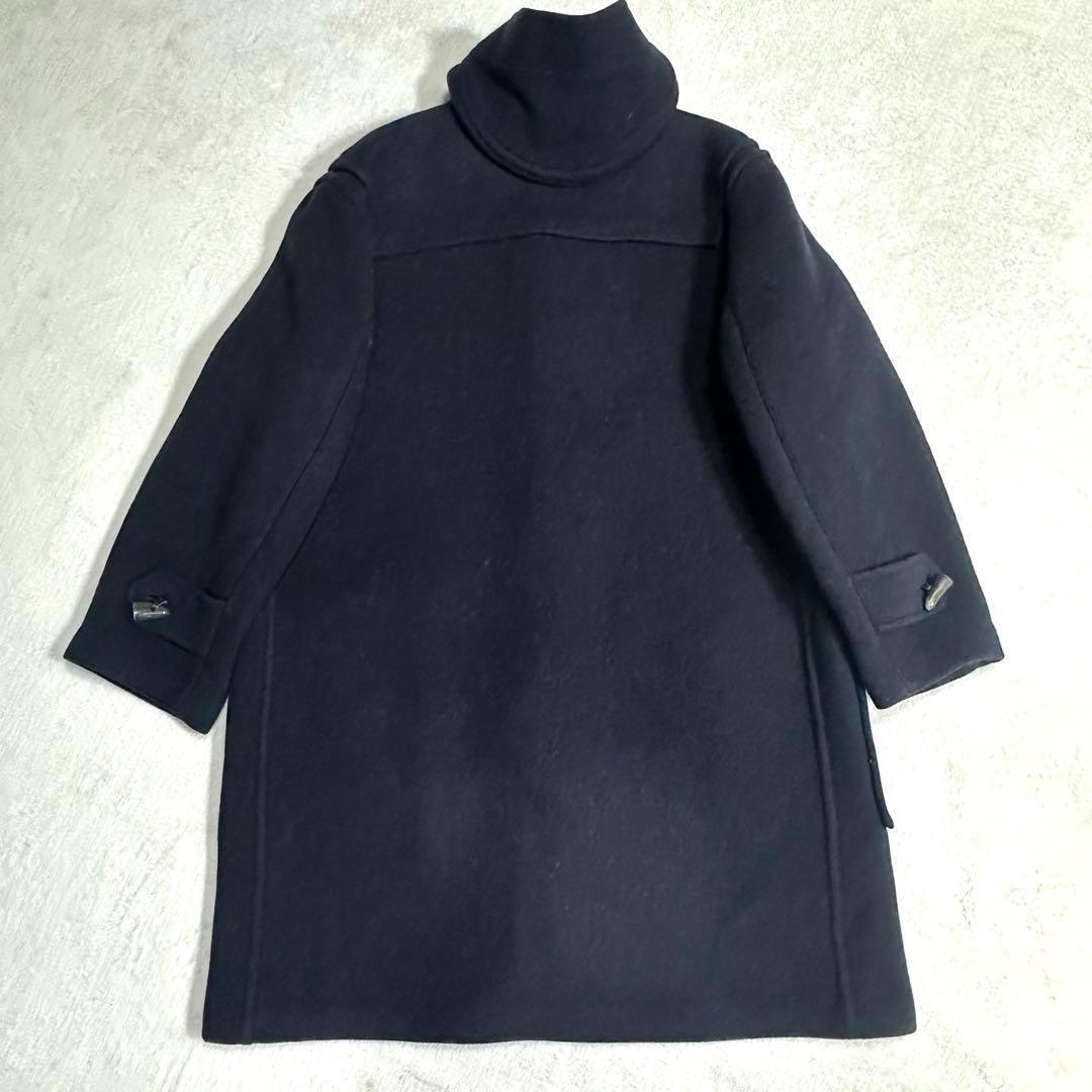 BURBERRYS★バーバリーズ ロング ダッフルコート ノバチェック 紺