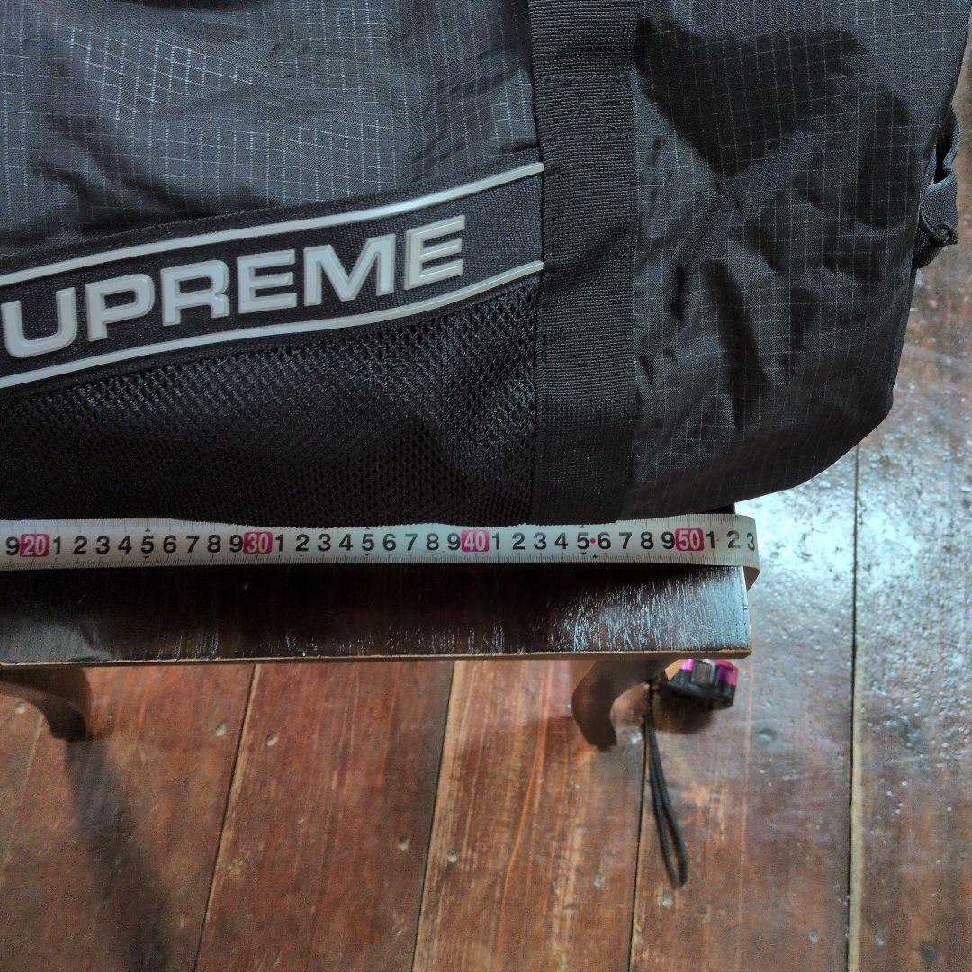 SUPREME メッシュパネル ブラックボストンバッグ