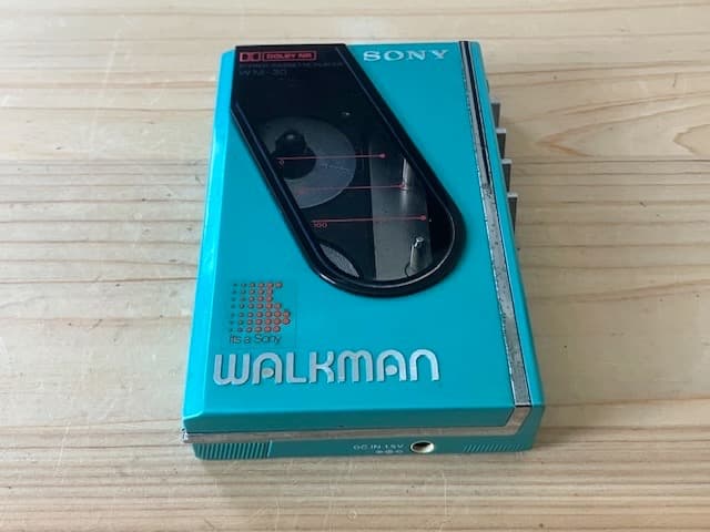 美品 高音質 整備済完全動作品 ソニー WM-30 グリーン 超レアカラー