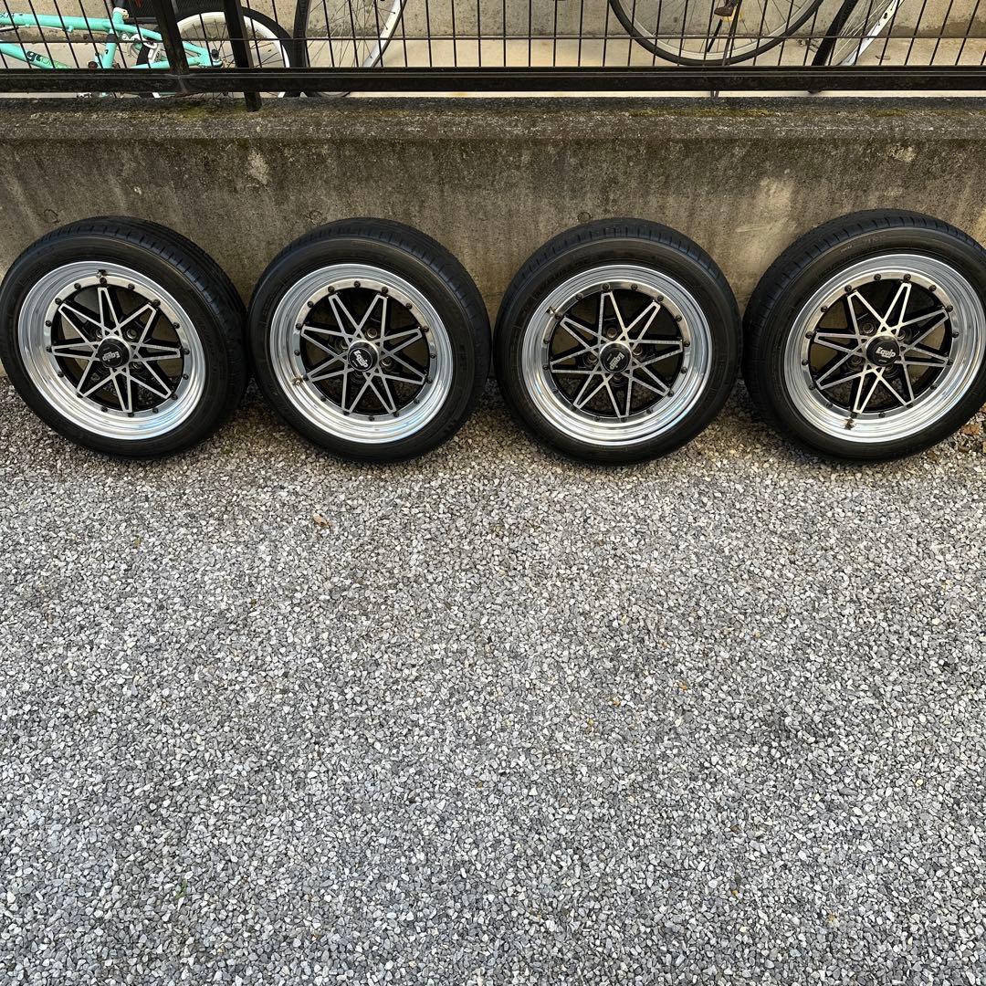 work equip 03 15インチホイールセット　6jプラス32レアサイズ