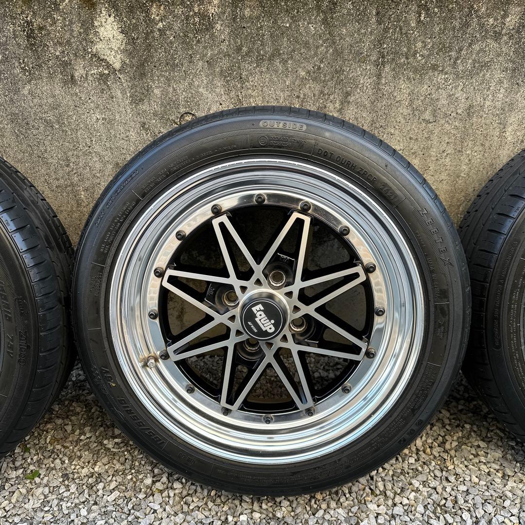 work equip 03 15インチホイールセット　6jプラス32レアサイズ