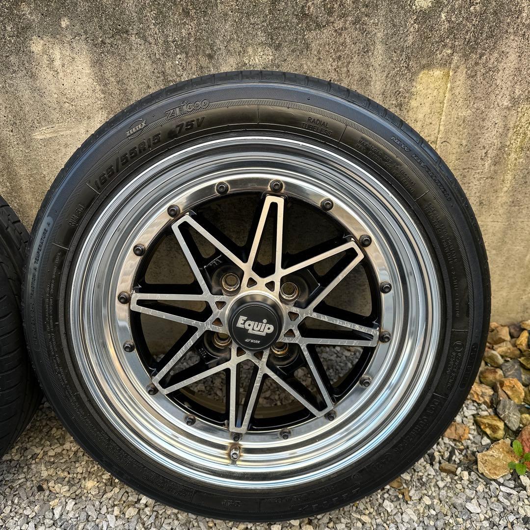 work equip 03 15インチホイールセット　6jプラス32レアサイズ