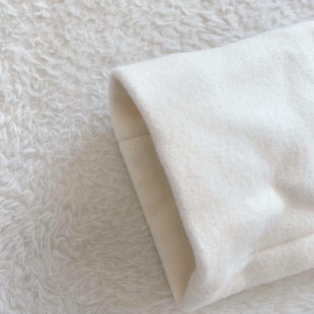 SNIDEL★スナイデル★ウールショートPコート★ホワイト ★ピーコート白