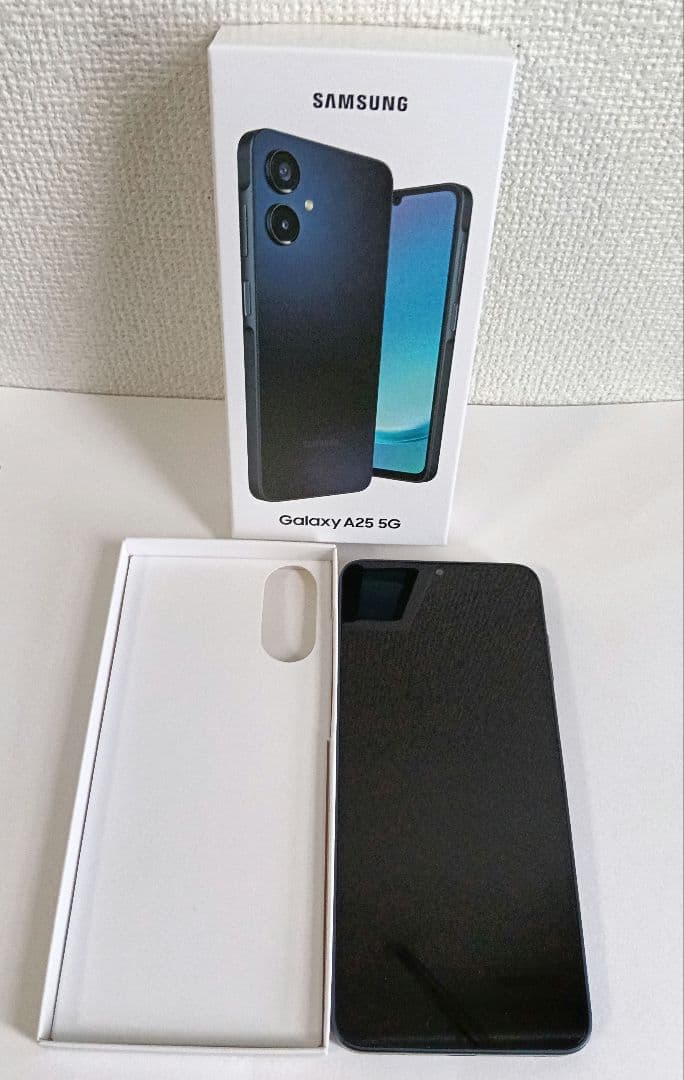 GALAXY A25 ブラック 64GB SIMフリー ほぼ未使用