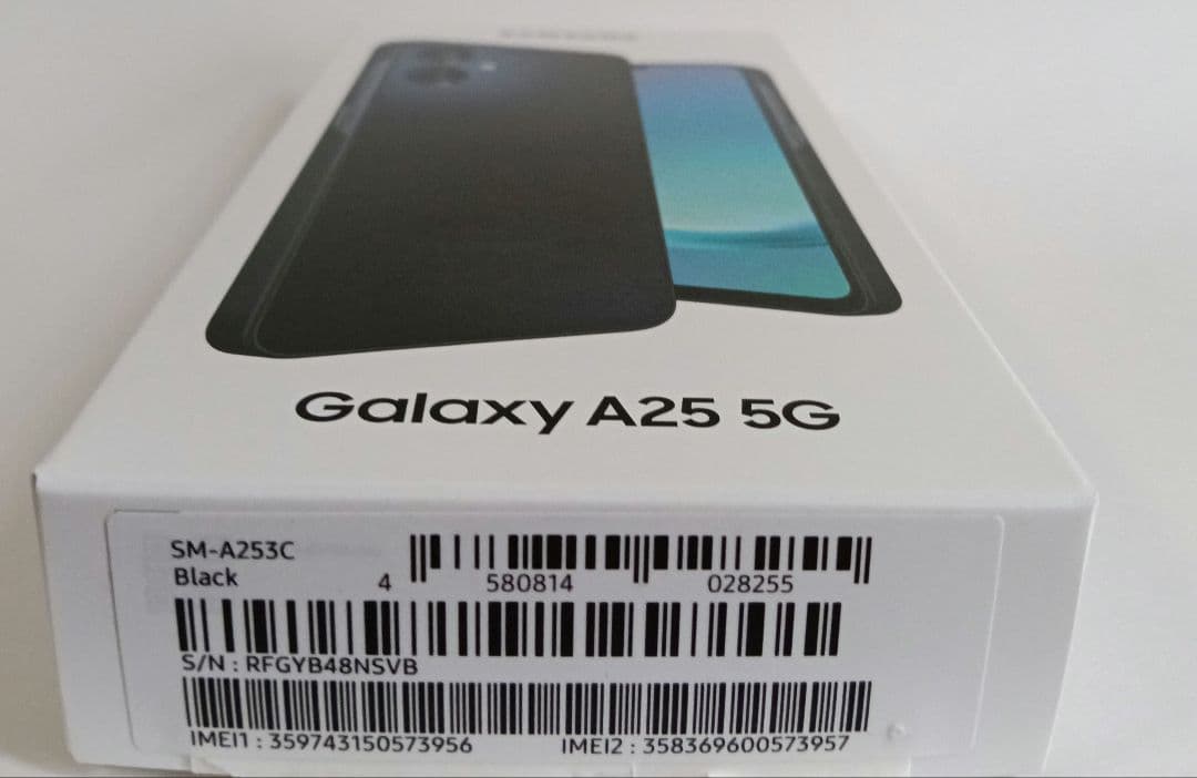 GALAXY A25 ブラック 64GB SIMフリー ほぼ未使用