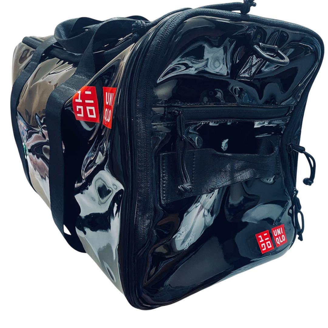 UNIQLO ユニクロ 錦織圭モデル ボストン テニス バッグ エナメル 黒