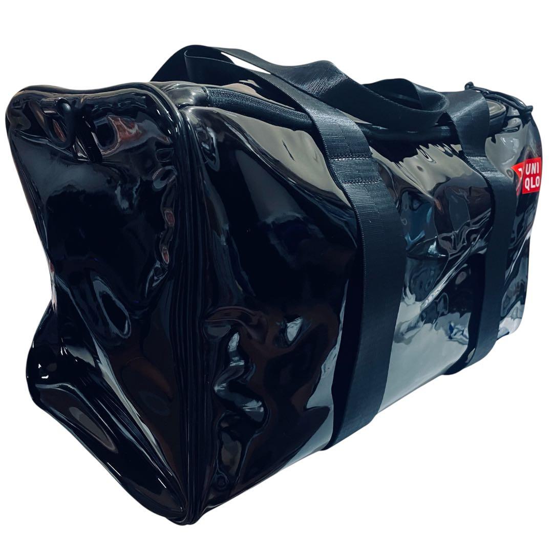 UNIQLO ユニクロ 錦織圭モデル ボストン テニス バッグ エナメル 黒