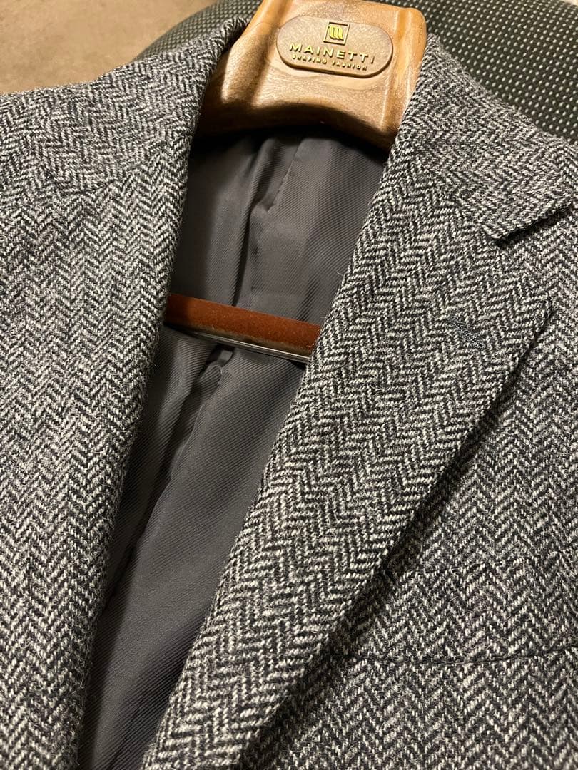 BEAMSFヘリンボーン ジャケット　サイズ44 MOON社生地