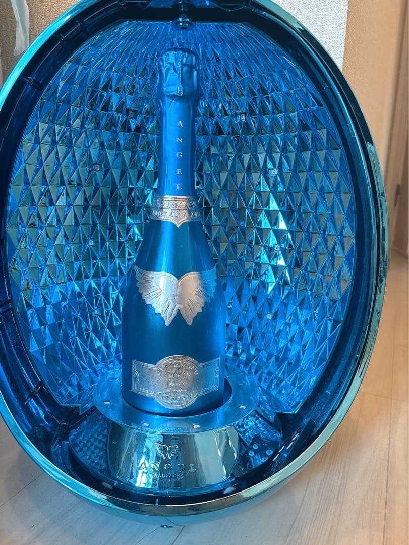 ANGEL シャンパン 青いボトル 専用ケース付き