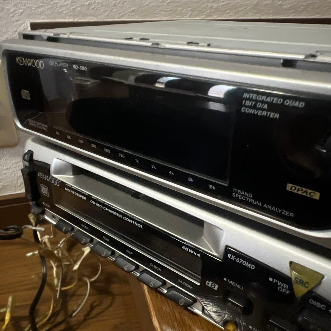 KENWOOD RX-670MD RD-380 中古品セット