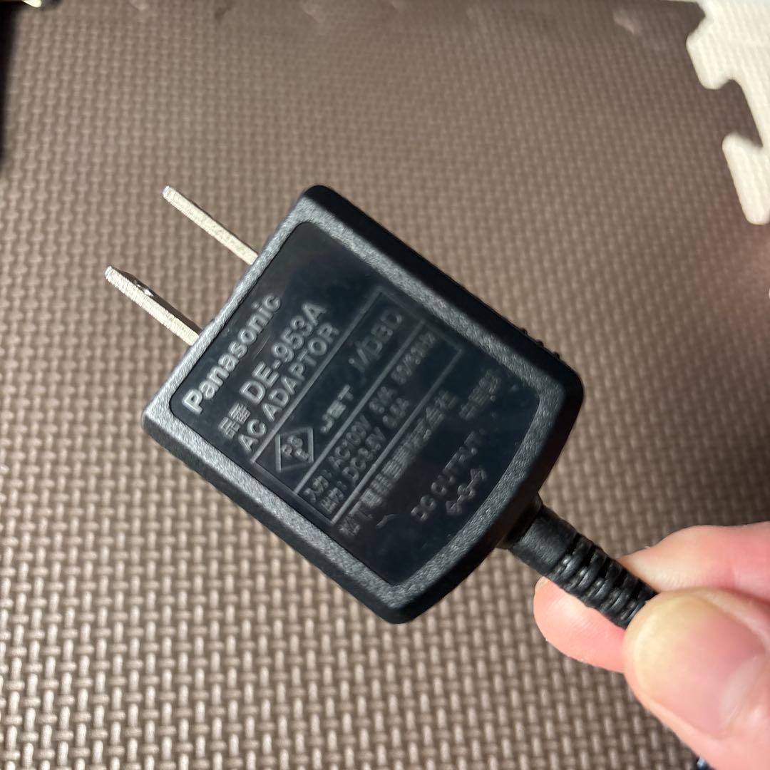 Panasonic ポータブルMDプレーヤー 充電器、イヤホン付き