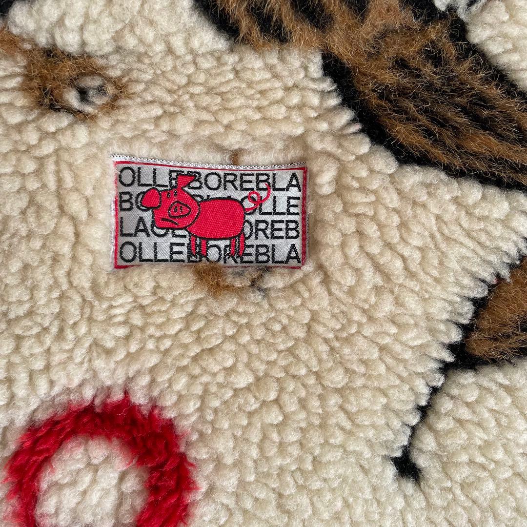 【OLLEBOREBLA/アルベロベロ】激レア！総柄ボアベスト ビンテージ