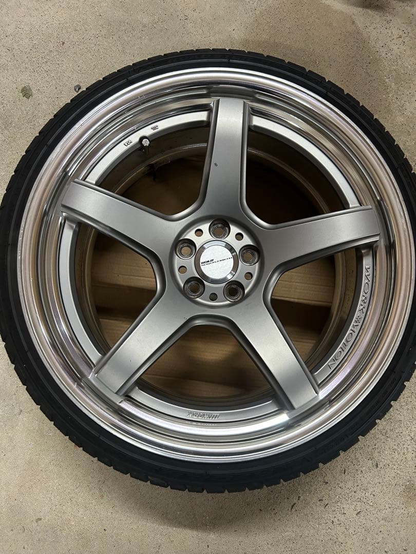 た*様 WORK T5R 2P goodgun限定色19in9J+38 ホイール