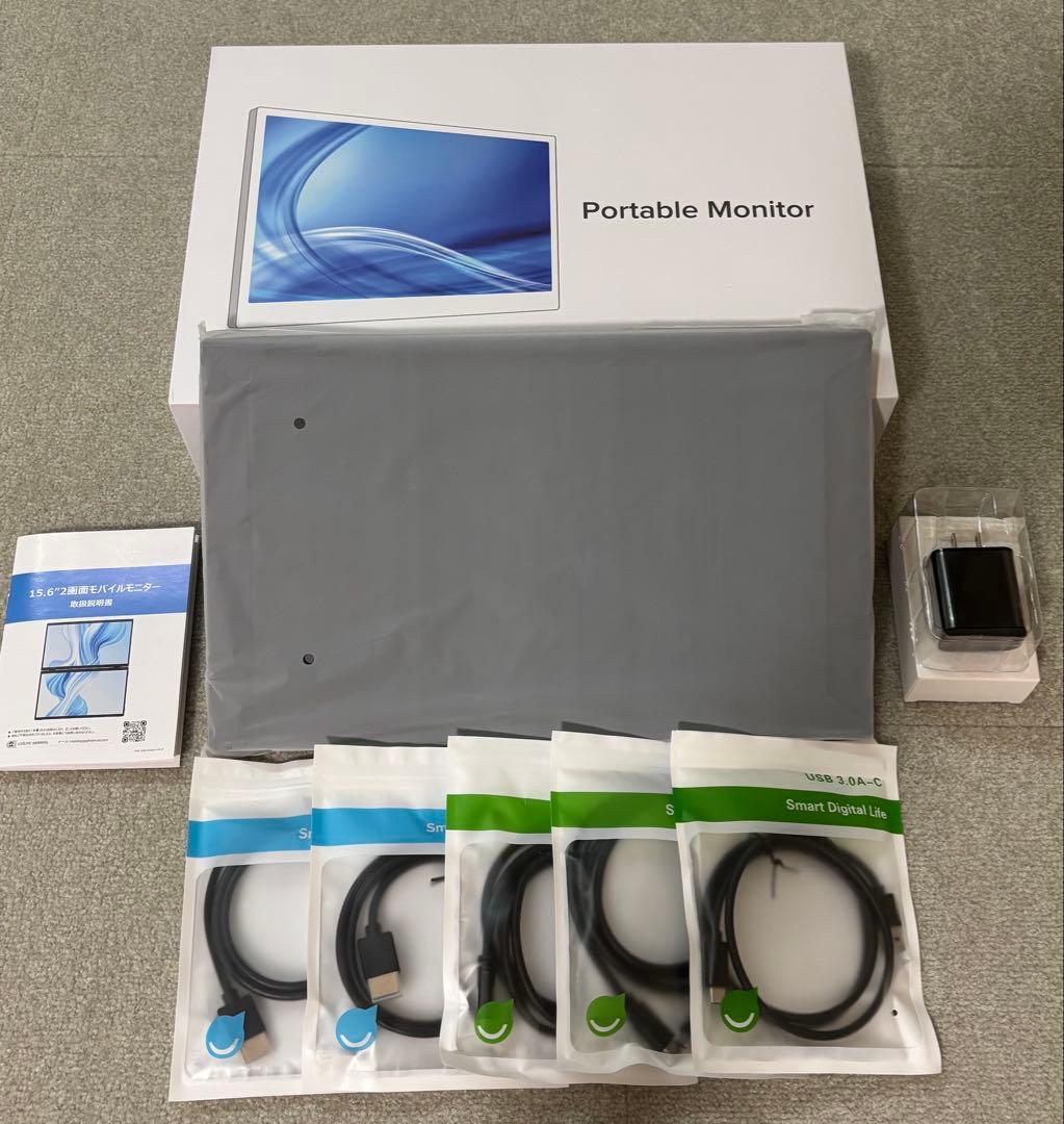 〈値下げ！新品〉15.6インチ2画面　デュアルモバイルモニター