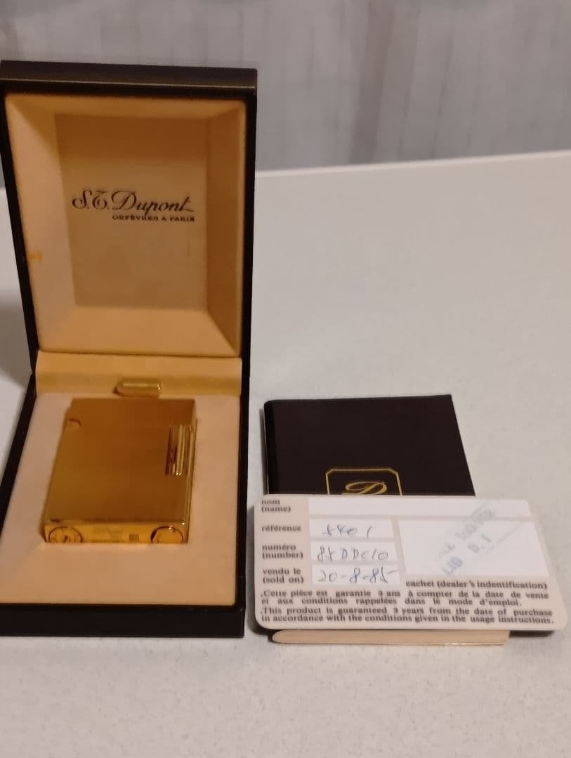 S.T. Dupont 金メッキ ライター